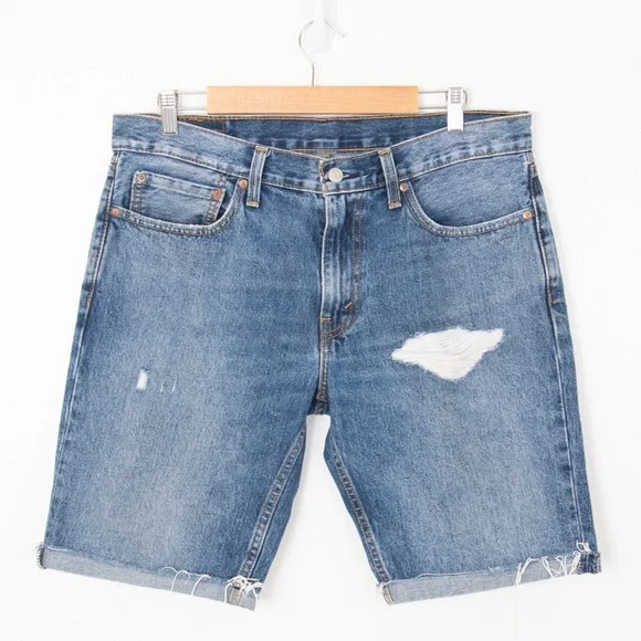 Levi's 511 Blue Jean Shorts - Picture 1 of 8